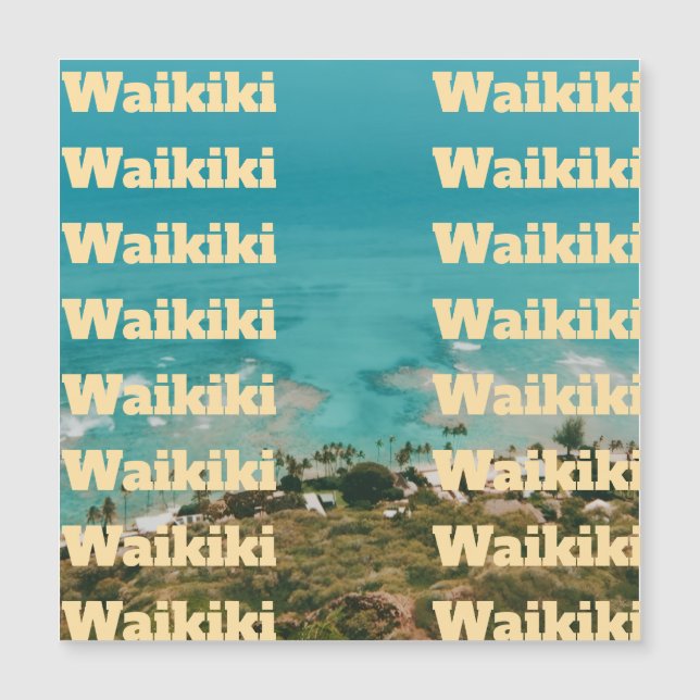 Waikiki, Honolulu, Oahu, Hawaï (Devant)
