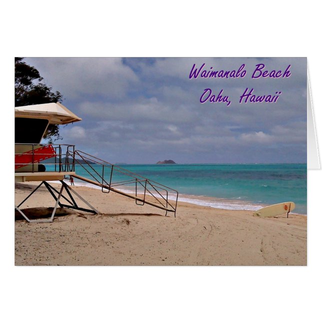 Waimanalo beach Hawaii (Devant horizontal)