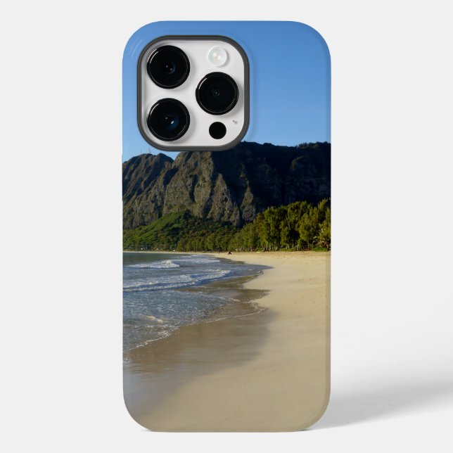 Waimanalo Beach Iphone 14 Pro Coque (Verso)