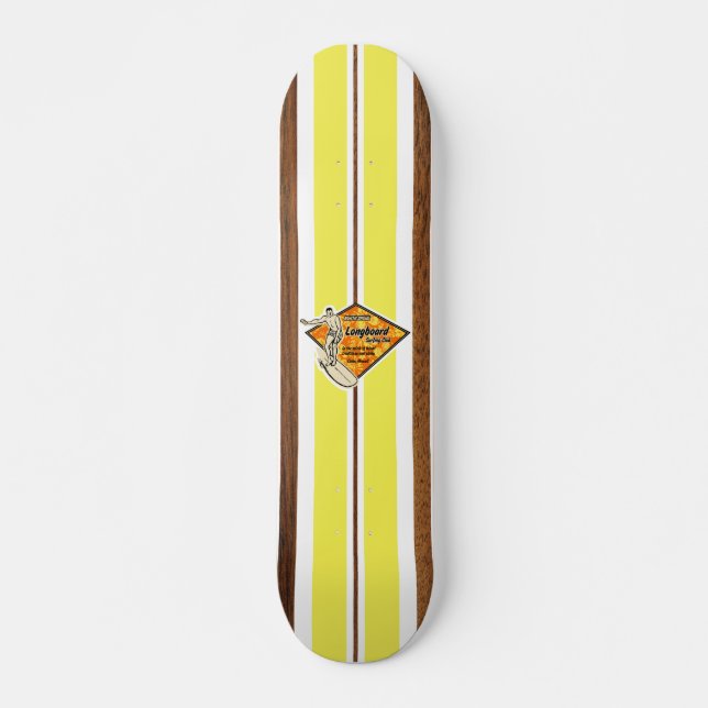 Waimea Bay Surf Vintage Skateboard (Devant)
