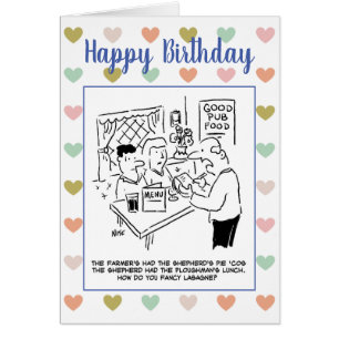 Waiter in Pub demande si les clients veulent Lasag