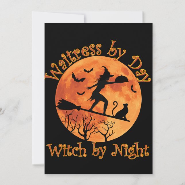 Waitress by Day Witch by Night (Devant)