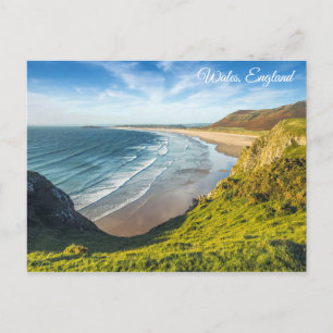 Wales England Beach Shoreline Carte postale