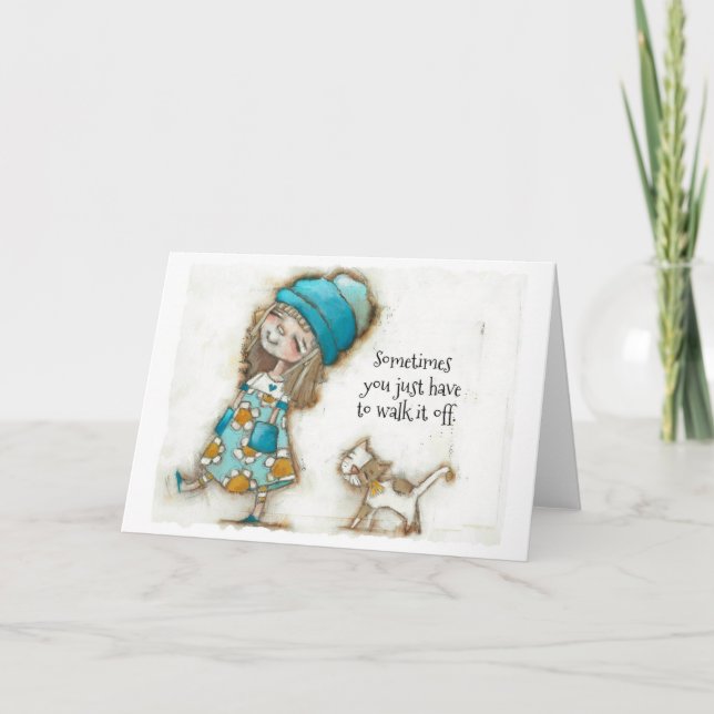 Walk it Off - Carte d'encouragement (vide à l'inté (Devant)