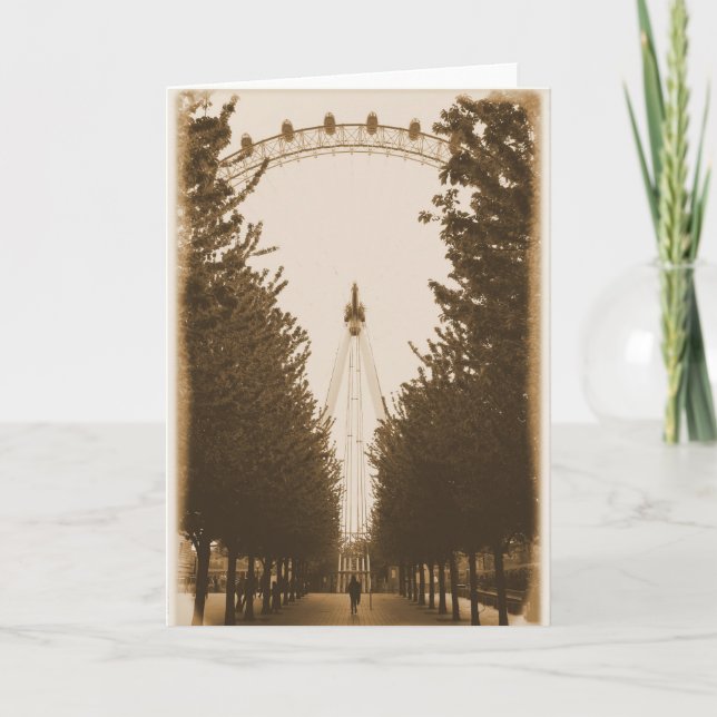 Walk the Line - London Eye - Carte de voeux (Devant)