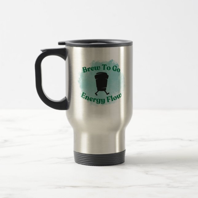Walking Cup Brew To Go Energy Flow Travel Mug (Gauche)
