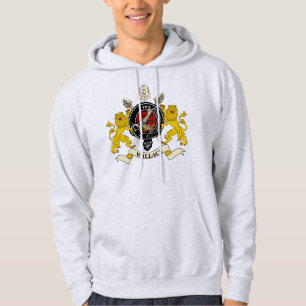 Wallace Clan Badge Tartan & Swords Sweat - shirt à