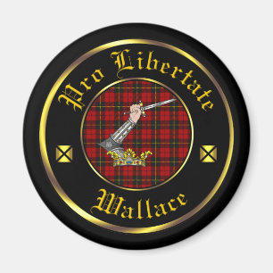 Wallace Clan & Tartan Magnet