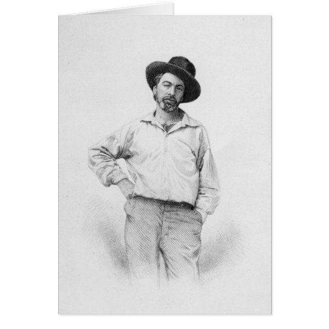 Walt Whitman, frontispece aux "Feuilles de (Devant)