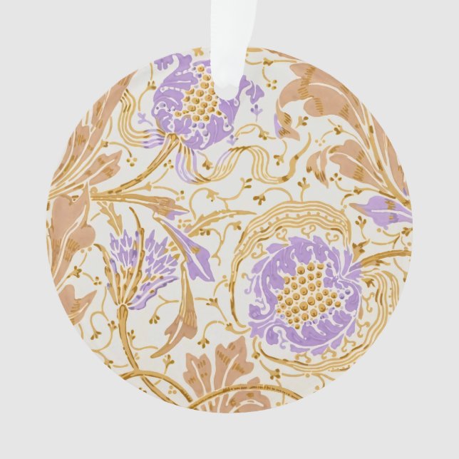 Walter Crane Arts & Crafts Art floral pourpre (devant)