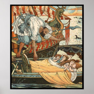 Walter Crane - Princesse Belle-Etoile 2 Poster