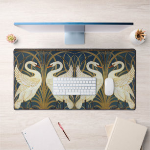 Walter Crane Vintage Cygne et Iris Art Nouveau