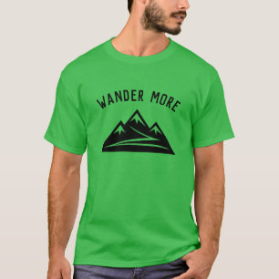 Wander Plus t-shirt design de pointe de montagne p