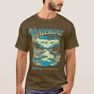 Wanderlust Waters T-Shirt de base hommes