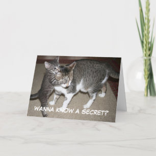 Wanna Know a Secret - Carte de fête des mères