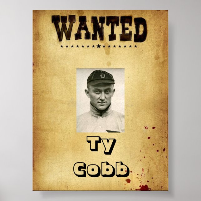 WANTED Ty Coob Print, Value Poster Paper (Matte) (Devant)