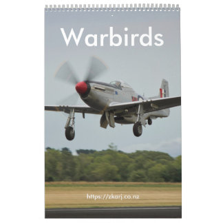 Warbirds — Calendrier ZK-ARJ (moyen, mois de 1 pag