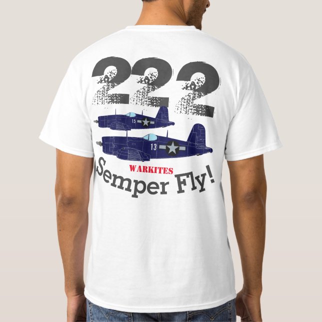 Warkites Corsair "Semper Fly" 222 T-Shirt l (Dos)