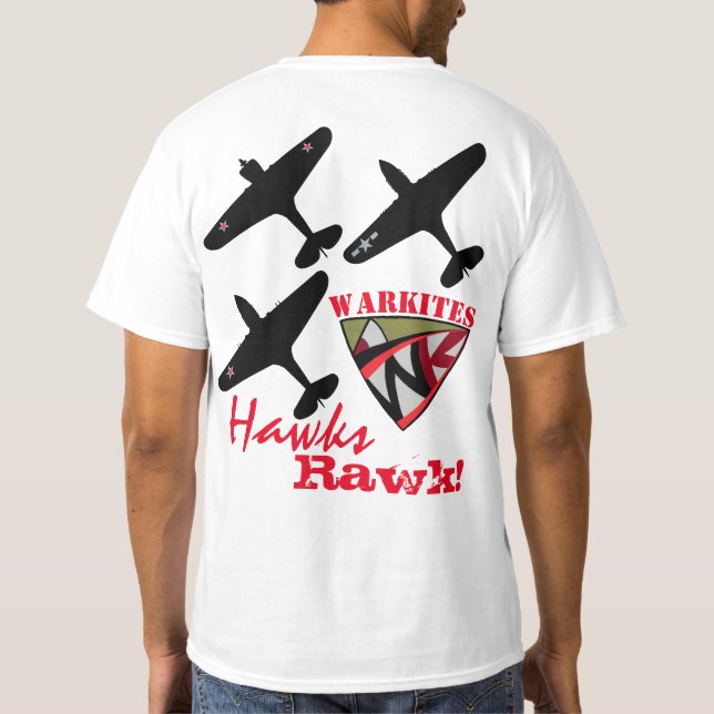 Warkites Hawks Rawk ! T-Shirt lll (Dos)