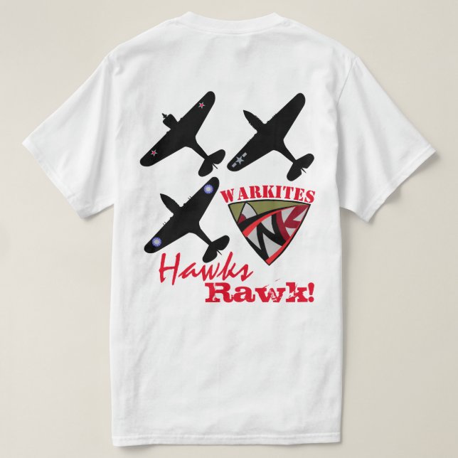Warkites Hawks Rawk ! T-shirts (Design dos)