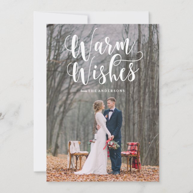 Warm Warm Holiday Overlay Carte photo (Devant)