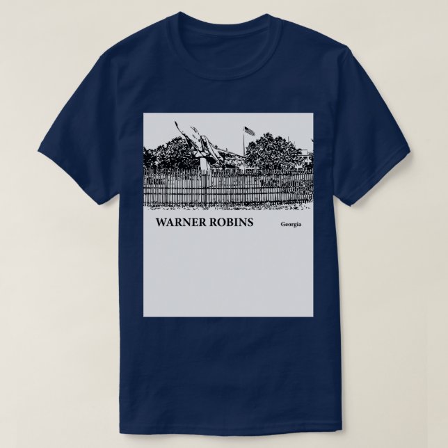 Warner Robins Georgia TShirt 4 (Design devant)