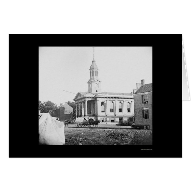 Warrenton, VA Courthouse 1862 (Devant horizontal)