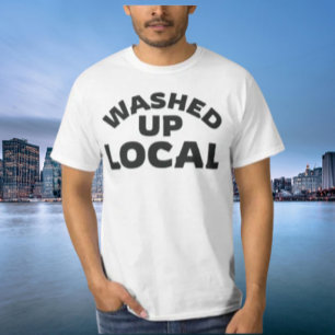 Washed Local   T-shirt gras drôle