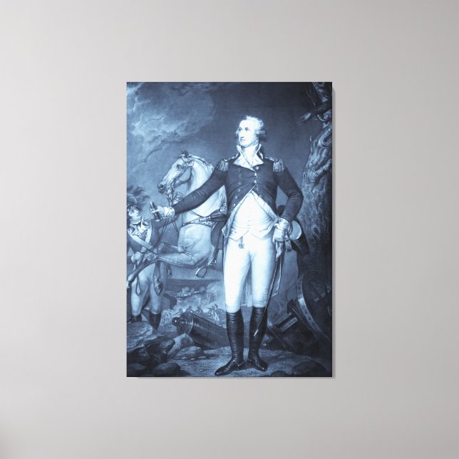 "Washington at Trenton" imprimé en toile (Recto)