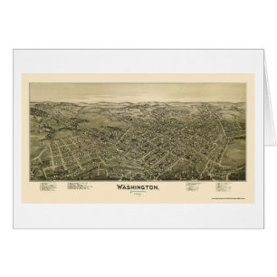 Washington, carte panoramique de PA - 1897