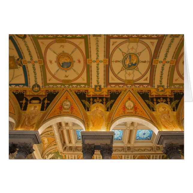WASHINGTON, D.C. États-Unis. Plafond de la grande  (Devant horizontal)