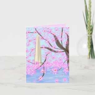 Washington, DC/Cherry Blossom Carte pour notes