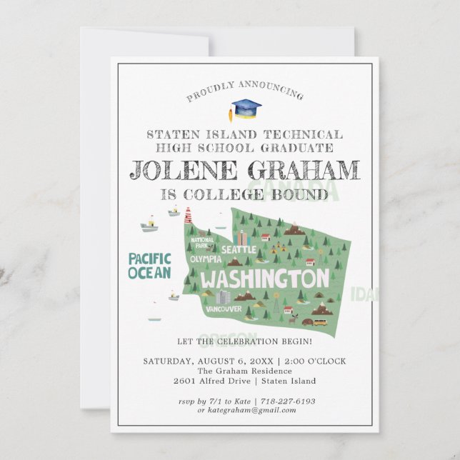 Washington | Fête de fin d'études pour les bacheli (Devant)
