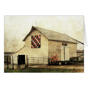 Washington, Iowa, courtepointe rouge blanche et bl