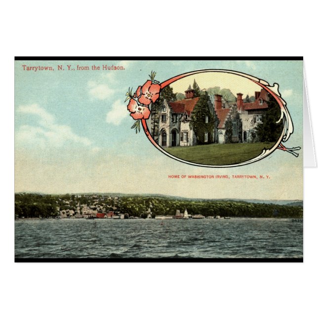 Washington Irving, Tarrytown, cru c1915 de NY (Devant horizontal)