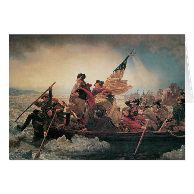 Washington traversant le Delaware par Emanuel Leut (Devant horizontal)