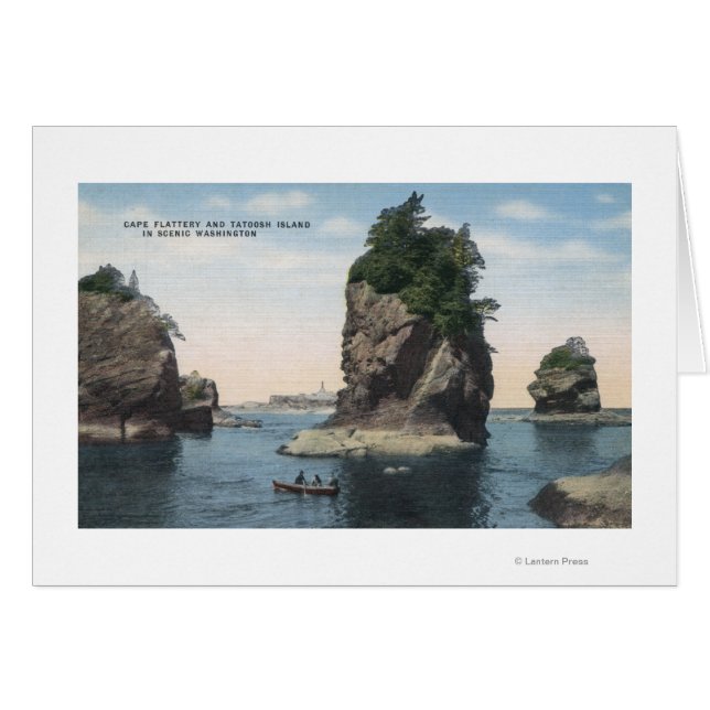 Washington - Vue de Cape Flattery & Tatoosh (Devant horizontal)