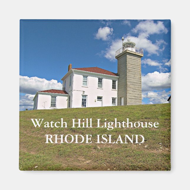 Watch Hill Lighthouse, Rhode Island Magnet (Devant)