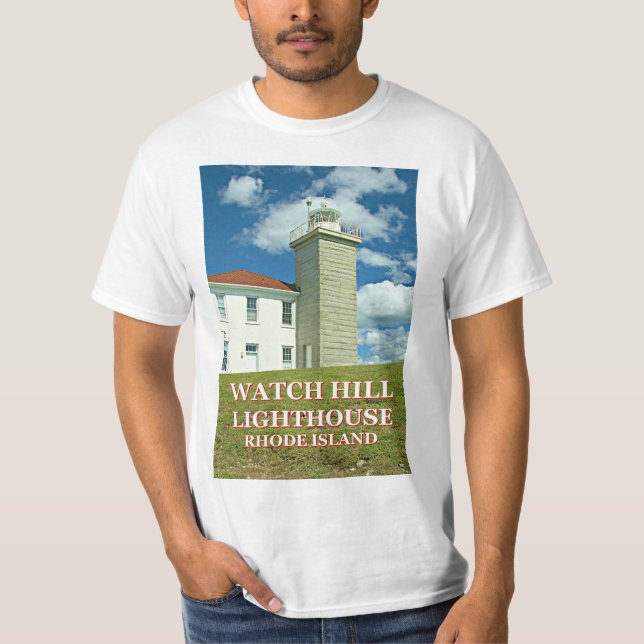 Watch Hill Lighthouse, Rhode Island T-Shirt (Devant)