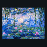 Water Lilies, 1919, tableau de Monet<br><div class="desc">Water Lilies,  célèbre peinture de l'artiste impressionniste Oscar-Claude Monet</div>