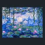 Water Lilies, 1919, tableau de Monet<br><div class="desc">Water Lilies,  célèbre peinture de l'artiste impressionniste Oscar-Claude Monet</div>