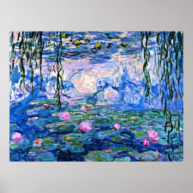 Water Lilies, 1919, tableau de Monet (Devant)