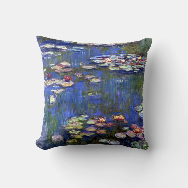 Water Lily Pond Coussin américain MoJo (Recto)