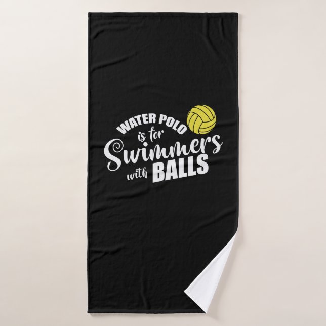 Water Polo pour les nageurs avec boules Wasserball (Serviette de bain)