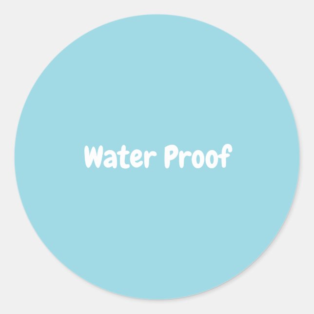 Water Prosph Forfait gratuit Blue Custom Étiquette (Devant)
