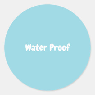 Water Prosph Forfait gratuit Blue Custom Étiquette