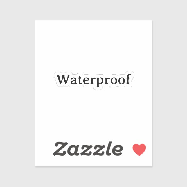 Water Prosph Forfait Gratuit Étiquette Cool simple (Feuille)