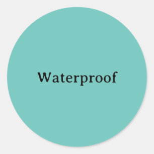 Water Prosph Forfait Gratuit Étiquette Turquoise B