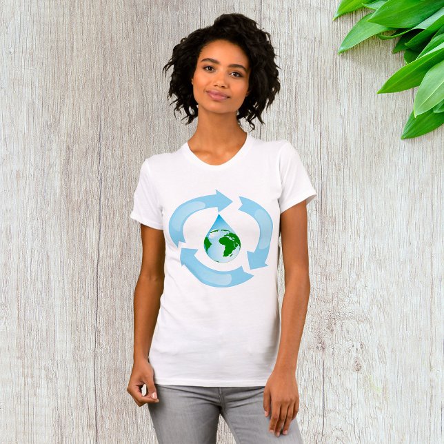 Water Recycling Womens T-Shirt (Créateur téléchargé)