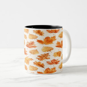 Watercolor Autumn Leaves Mug